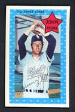 1971 Kelloggs Baseball #074 Tommy John White Sox NR-MT 515558