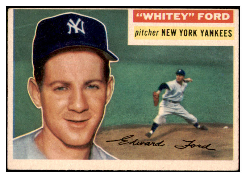 1956 Topps Baseball #240 Whitey Ford Yankees VG-EX 515575