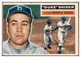 1956 Topps Baseball #150 Duke Snider Dodgers EX+/EX-MT Gray 515581