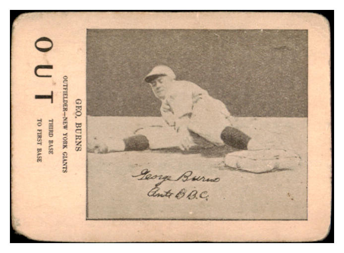 1924 WG7 Walter Mails George Burns Giants VG-EX 515607