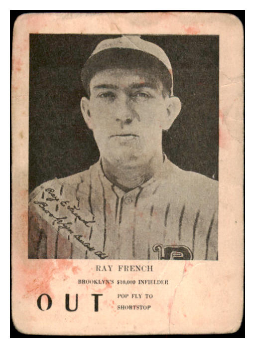 1924 WG7 Walter Mails Ray French Dodgers VG 515624