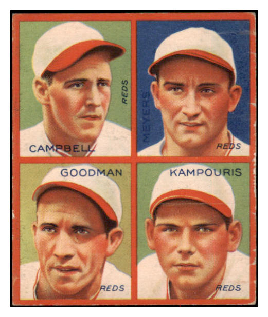 1935 Goudey #008D Campbell Meyers Goodman Kampouris VG-EX 515633