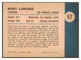 1961 Fleer Basketball #057 Rudy Larusso IA Lakers EX-MT 515767