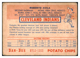 1954 Dan Dee Bobby Avila Indians VG-EX 515793