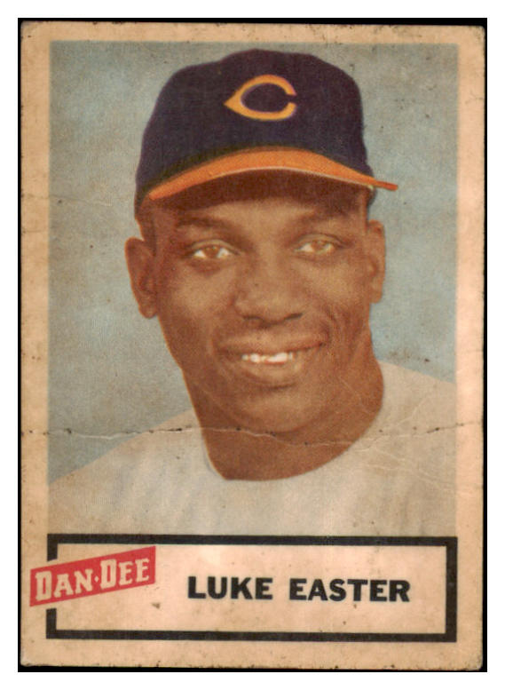 1954 Dan Dee Luke Easter Indians VG 515797