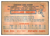 1954 Dan Dee Luke Easter Indians VG 515797