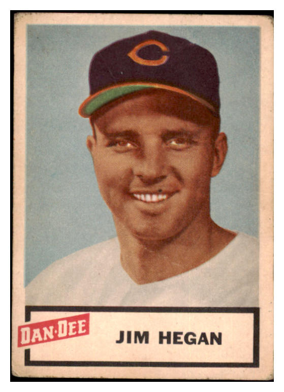 1954 Dan Dee Jim Hegan Indians VG-EX 515802