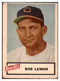 1954 Dan Dee Bob Lemon Indians GD-VG 515807