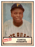 1954 Dan Dee Curt Roberts Pirates VG 515810