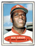 1971 Bazooka Baseball Unnumbered Bob Gibson Cardinals GD-VG/VG 515830