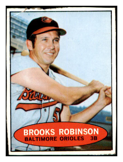 1971 Bazooka Baseball Unnumbered Brooks Robinson Orioles VG 515847