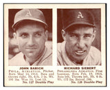 1941 Double Play #127/128 John Babich Richard Siebert EX-MT 515892