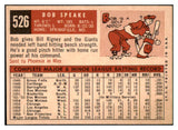 1959 Topps Baseball #526 Bob Speake Giants EX-MT 515903