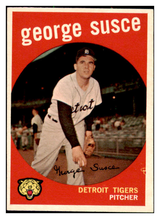 1959 Topps Baseball #511 George Susce Tigers EX-MT 515905