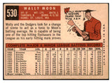 1959 Topps Baseball #530 Wally Moon Dodgers EX 515910