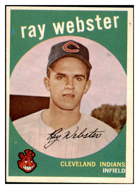 1959 Topps Baseball #531 Ray Webster Indians EX 515911