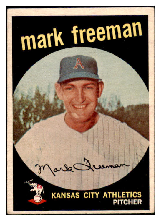 1959 Topps Baseball #532 Mark Freeman A's VG-EX 515927