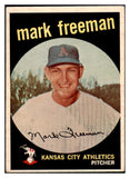 1959 Topps Baseball #532 Mark Freeman A's VG-EX 515927