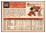 1959 Topps Baseball #532 Mark Freeman A's VG-EX 515927