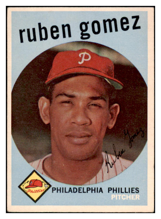 1959 Topps Baseball #535 Ruben Gomez Phillies VG-EX 515930