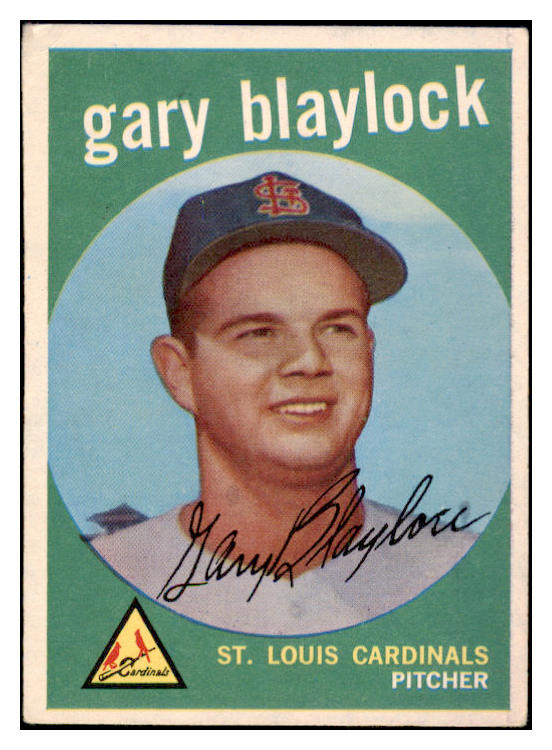 1959 Topps Baseball #539 Gary Blaylock Cardinals VG-EX 515932