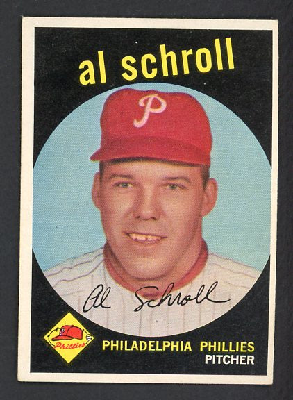 1959 Topps Baseball #546 Al Schroll Phillies VG-EX 515933