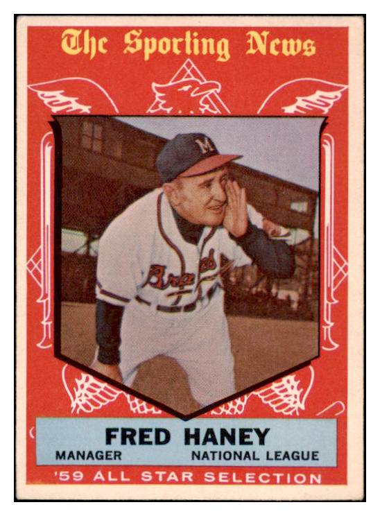 1959 Topps Baseball #551 Fred Haney A.S. Braves VG-EX 515936