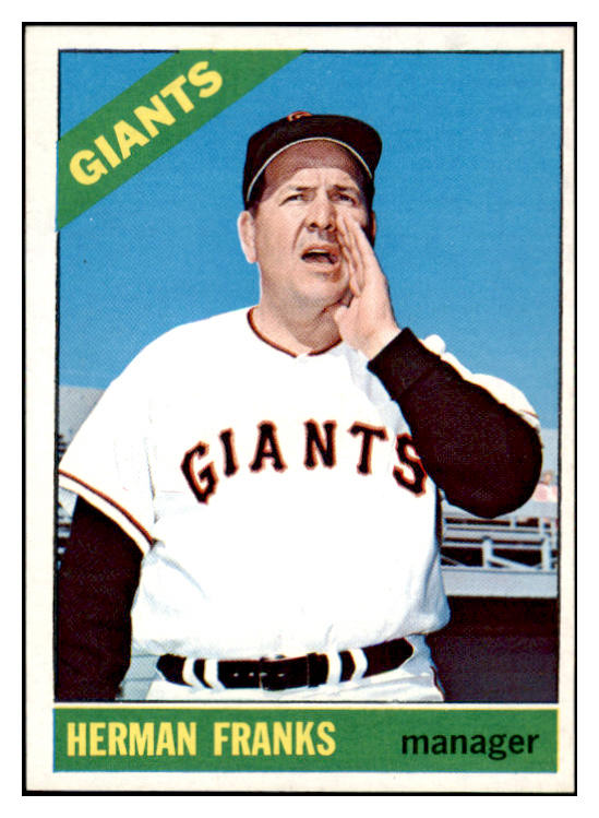 1966 Topps Baseball #537 Herman Franks Giants NR-MT 515941