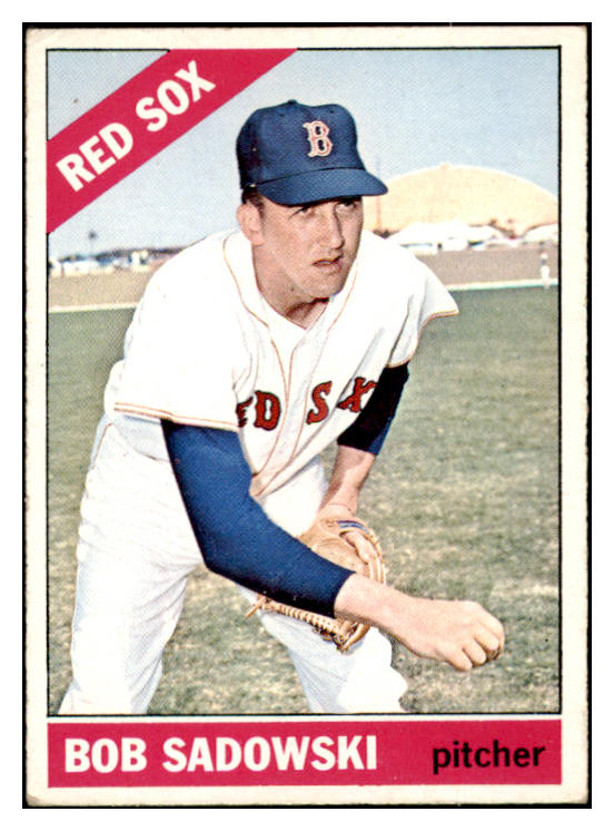 1966 Topps Baseball #523 Bob Sadowski Red Sox VG-EX 515954