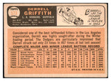 1966 Topps Baseball #573 Derrell Griffith Dodgers VG-EX 515960