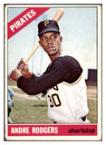 1966 Topps Baseball #592 Andre Rodgers Pirates VG 515983