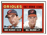 1967 Topps Baseball #558 Mark Belanger Orioles EX+/EX-MT 516043