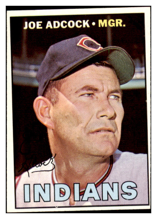 1967 Topps Baseball #563 Joe Adcock Indians EX-MT 516048