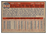 1957 Topps Baseball #137 Bob Rush Cubs EX-MT 516115