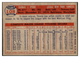 1957 Topps Baseball #108 Tommy Byrne Yankees EX-MT 516120