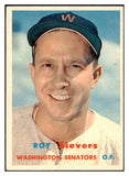 1957 Topps Baseball #089 Roy Sievers Senators EX-MT 516123