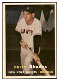 1957 Topps Baseball #061 Dusty Rhodes Giants EX-MT 516128