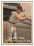 1957 Topps Baseball #038 Nellie Fox White Sox EX-MT 516133