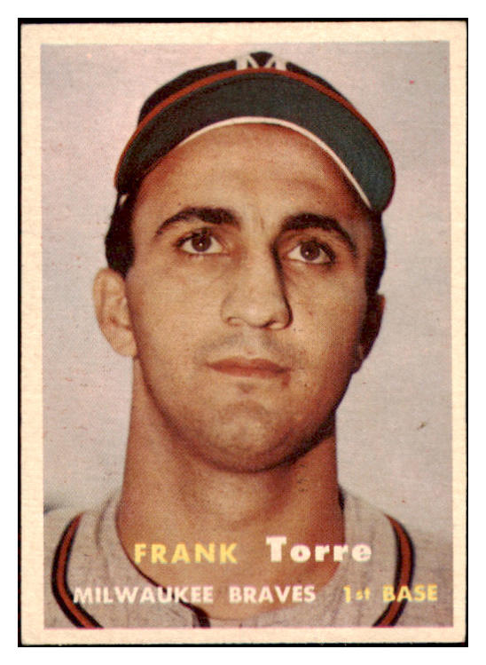 1957 Topps Baseball #037 Frank Torre Braves EX-MT 516134