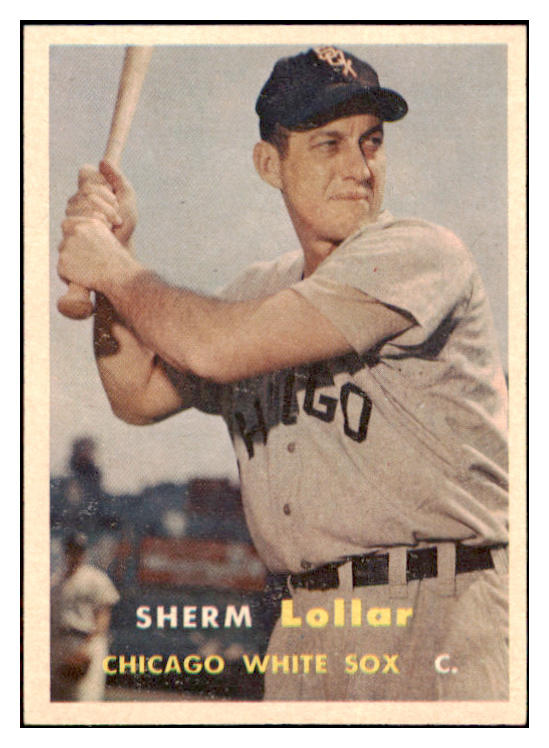 1957 Topps Baseball #023 Sherm Lollar White Sox EX-MT 516139