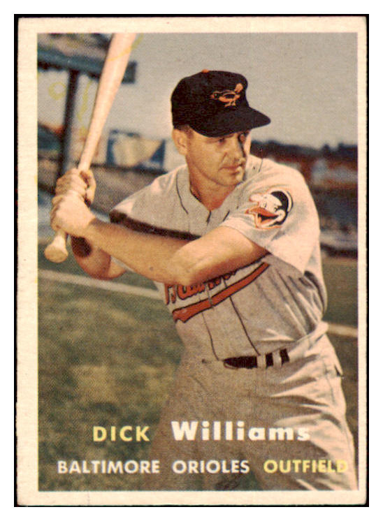 1957 Topps Baseball #059 Dick Williams Orioles EX-MT 516150