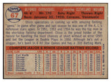 1957 Topps Baseball #067 Chico Carrasquel Indians EX-MT 516151