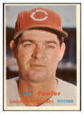 1957 Topps Baseball #233 Art Fowler Reds EX-MT 516165