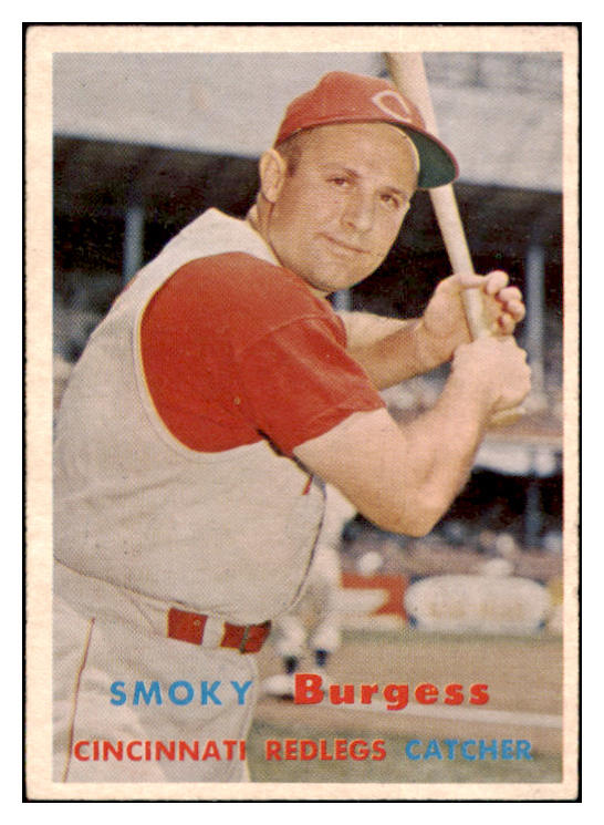 1957 Topps Baseball #228 Smoky Burgess Reds EX-MT 516166