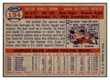 1957 Topps Baseball #194 Hal Brown Orioles EX-MT 516174