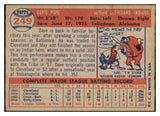 1957 Topps Baseball #249 Dave Pope Indians EX-MT 516181