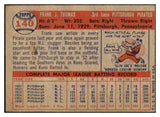 1957 Topps Baseball #140 Frank Thomas Pirates EX-MT 516189