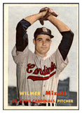 1957 Topps Baseball #113 Wilmer Mizell Cardinals EX-MT 516191