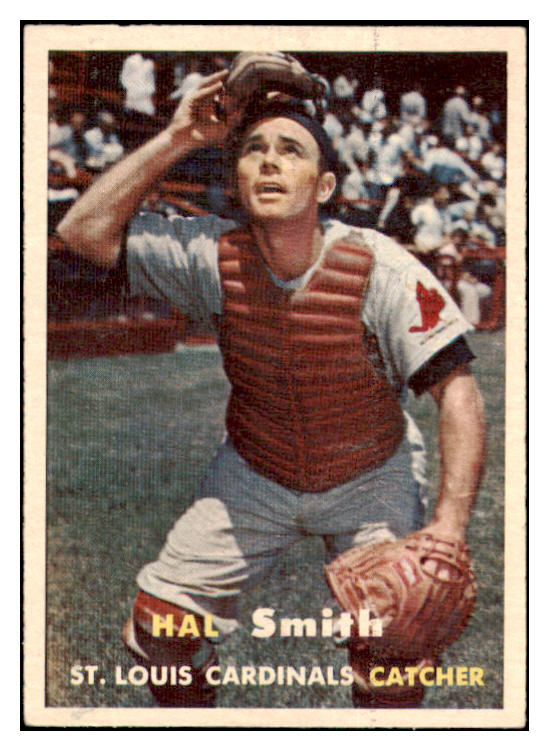 1957 Topps Baseball #111 Hal Smith Cardinals EX-MT 516192