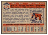 1957 Topps Baseball #106 Ray Moore Orioles EX-MT 516194